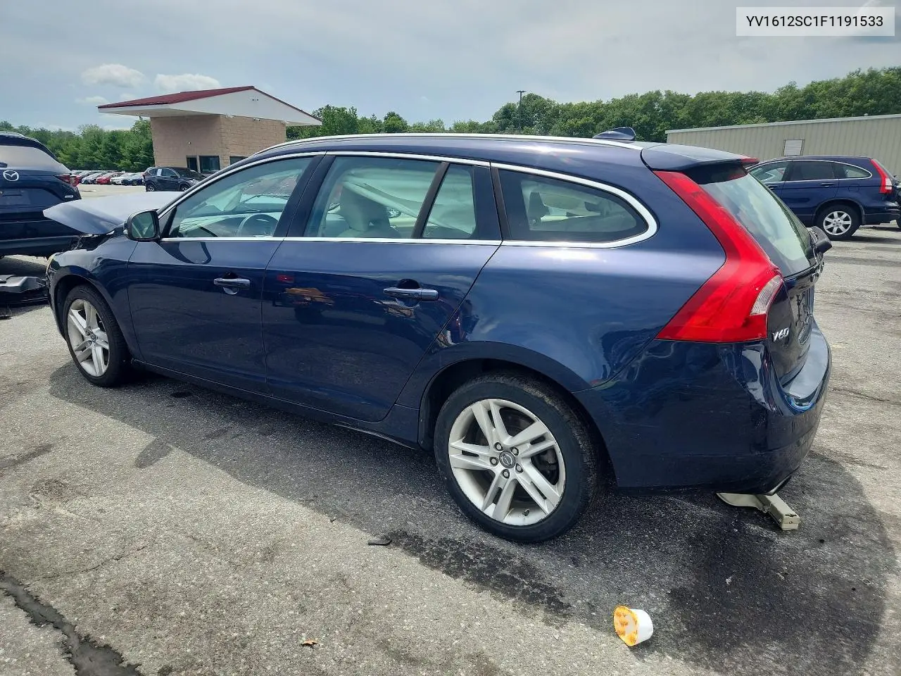 2015 Volvo V60 Premier+ VIN: YV1612SC1F1191533 Lot: 60483916