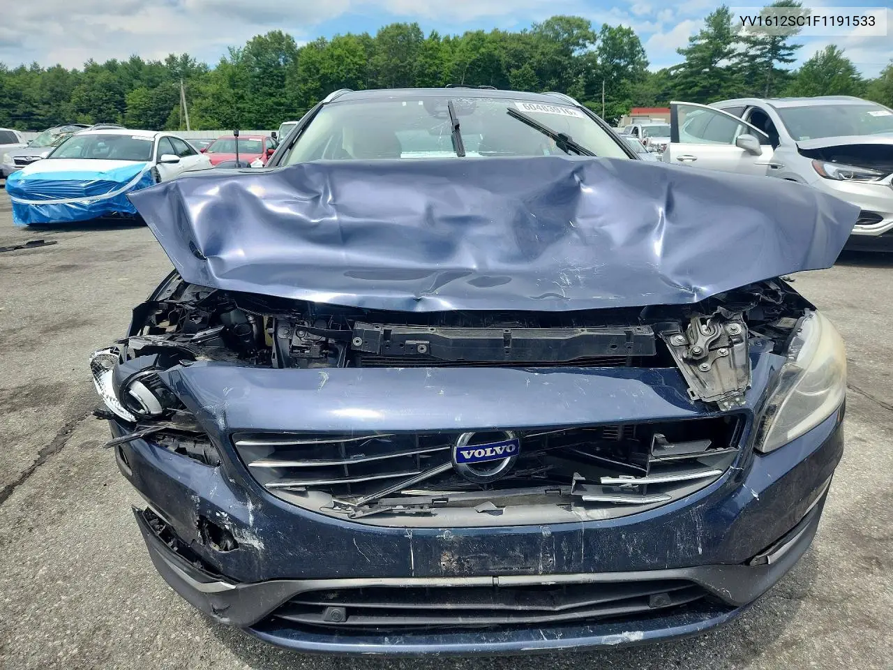 2015 Volvo V60 Premier+ VIN: YV1612SC1F1191533 Lot: 60483916