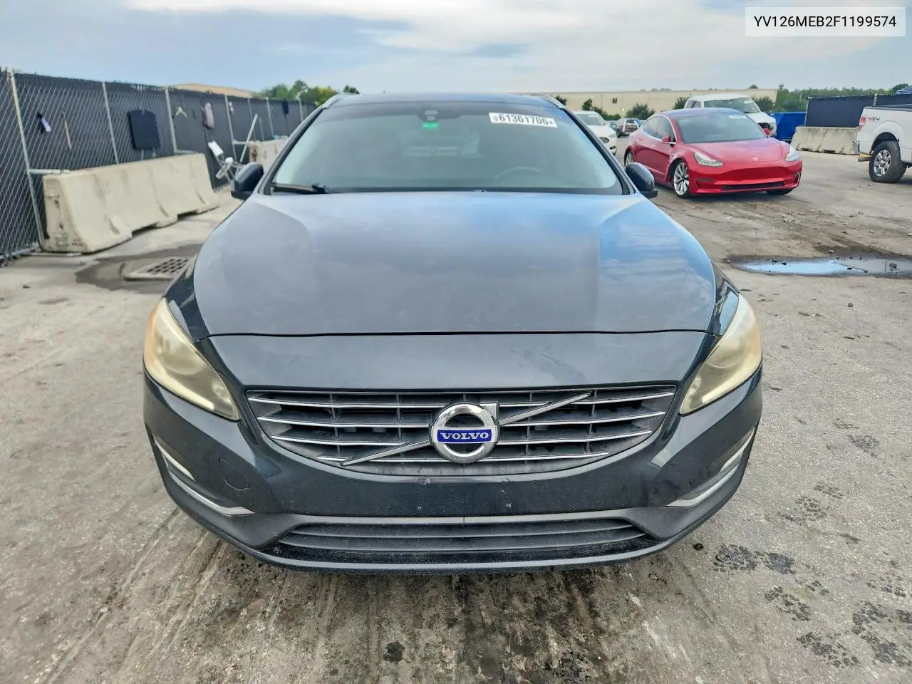 2015 Volvo V60 Premier VIN: YV126MEB2F1199574 Lot: 61361706