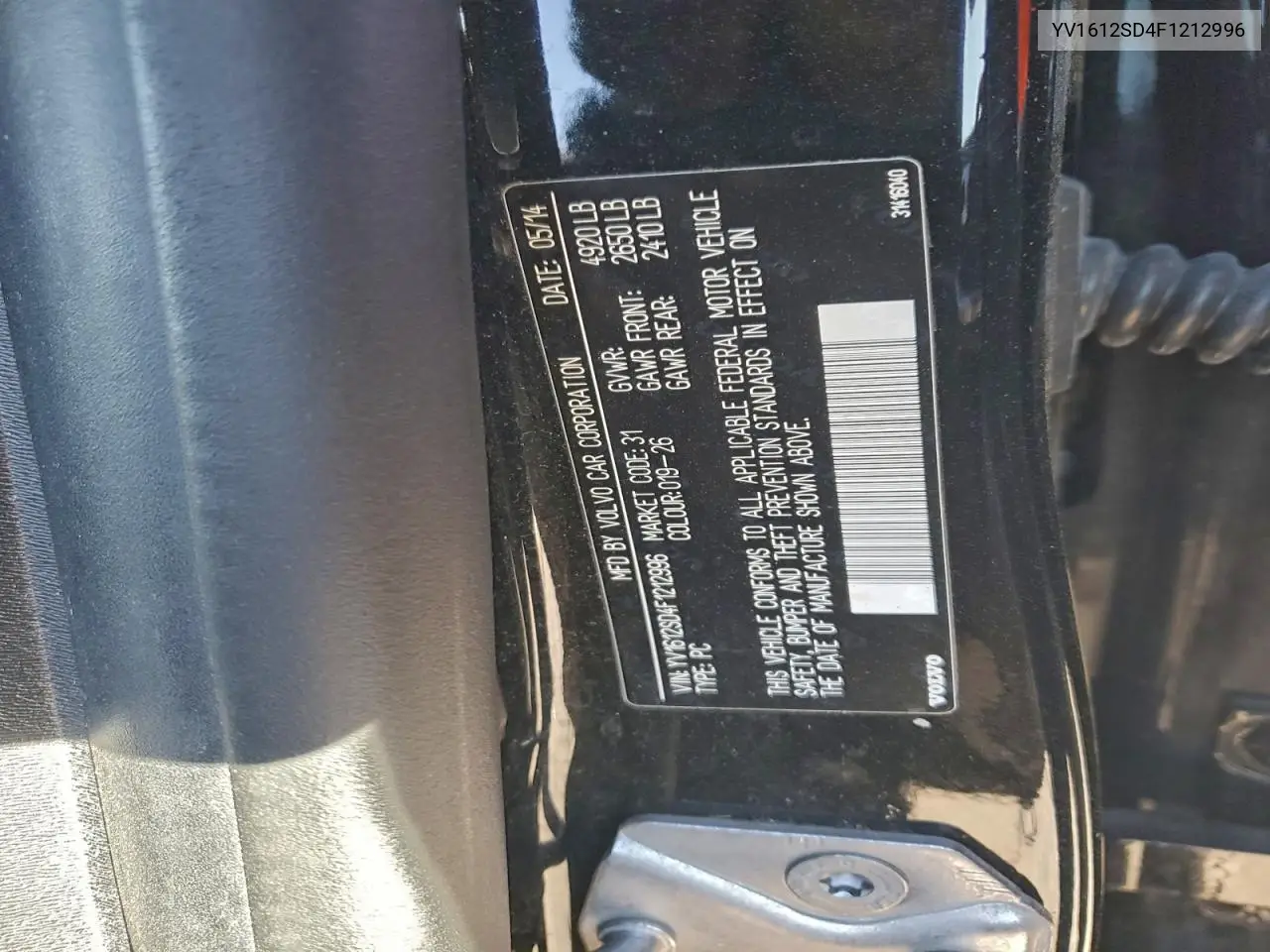 2015 Volvo V60 Platinum VIN: YV1612SD4F1212996 Lot: 97968195