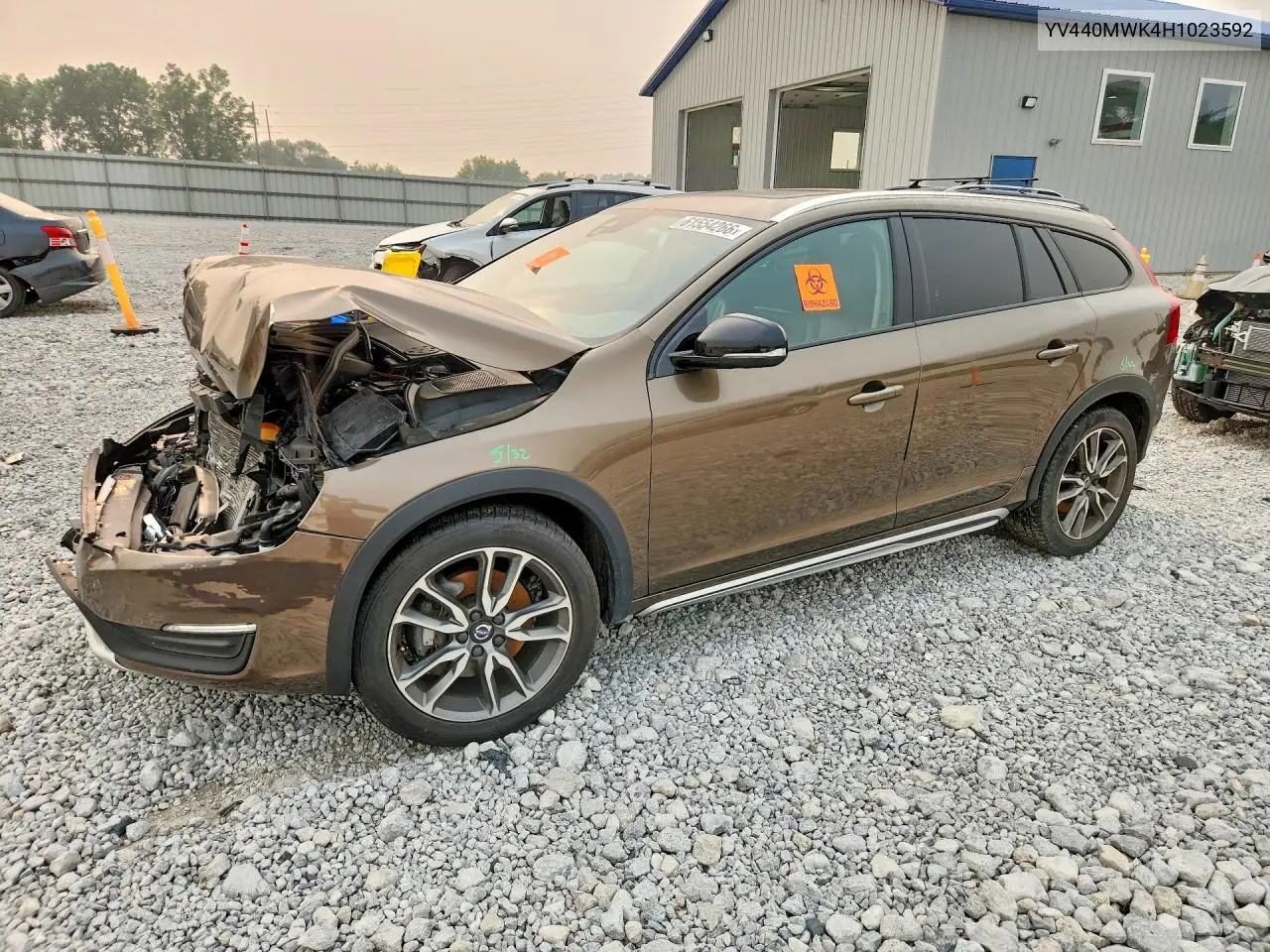 2017 Volvo V60 Cross Country Premier VIN: YV440MWK4H1023592 Lot: 61554266