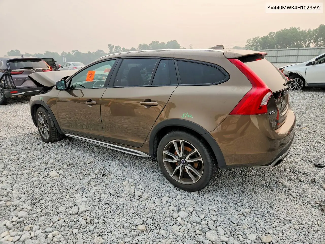 2017 Volvo V60 Cross Country Premier VIN: YV440MWK4H1023592 Lot: 61554266