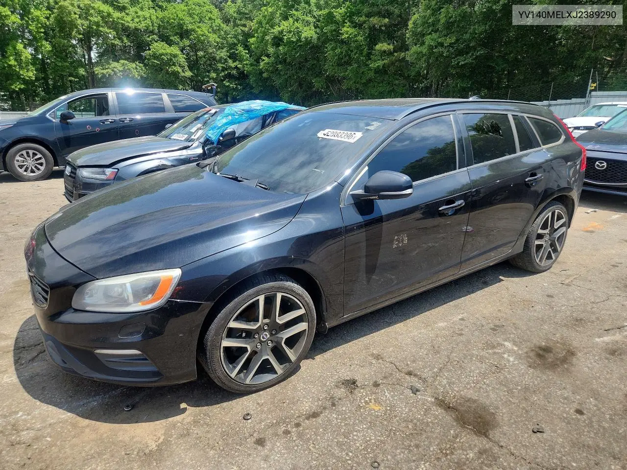 2018 Volvo V60 T5 Dynamic Wagon VIN: YV140MELXJ2389290 Lot: 52983396