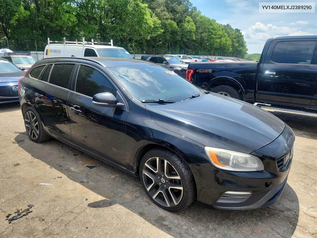 2018 Volvo V60 T5 Dynamic Wagon VIN: YV140MELXJ2389290 Lot: 52983396
