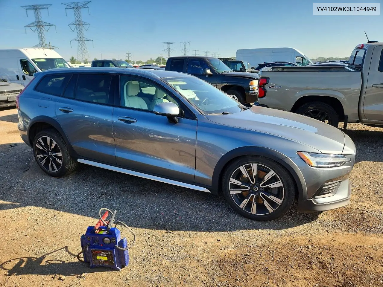 2020 Volvo V60 Cross Country T5 Momentum VIN: YV4102WK3L1044949 Lot: 59850776