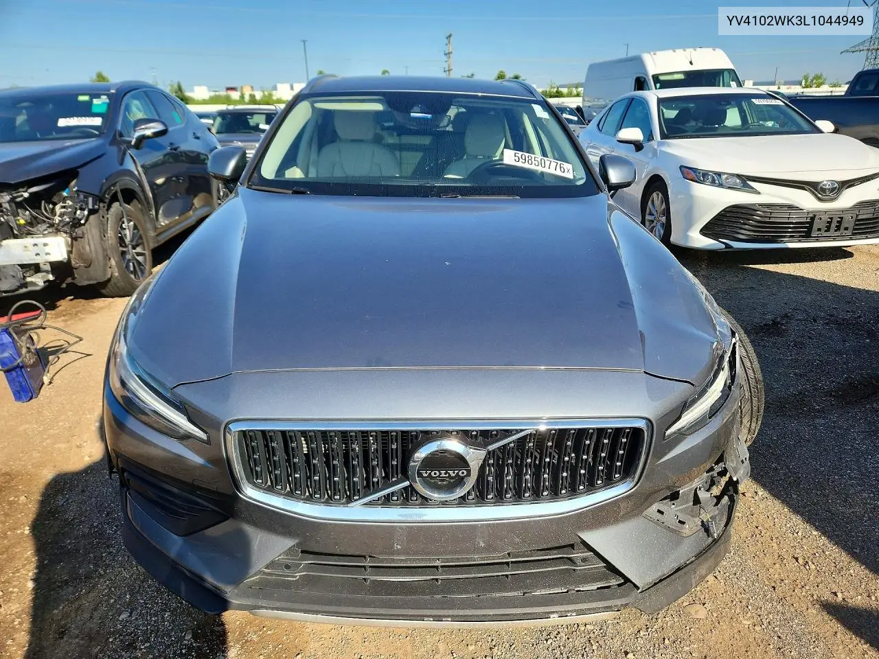 2020 Volvo V60 Cross Country T5 Momentum VIN: YV4102WK3L1044949 Lot: 59850776