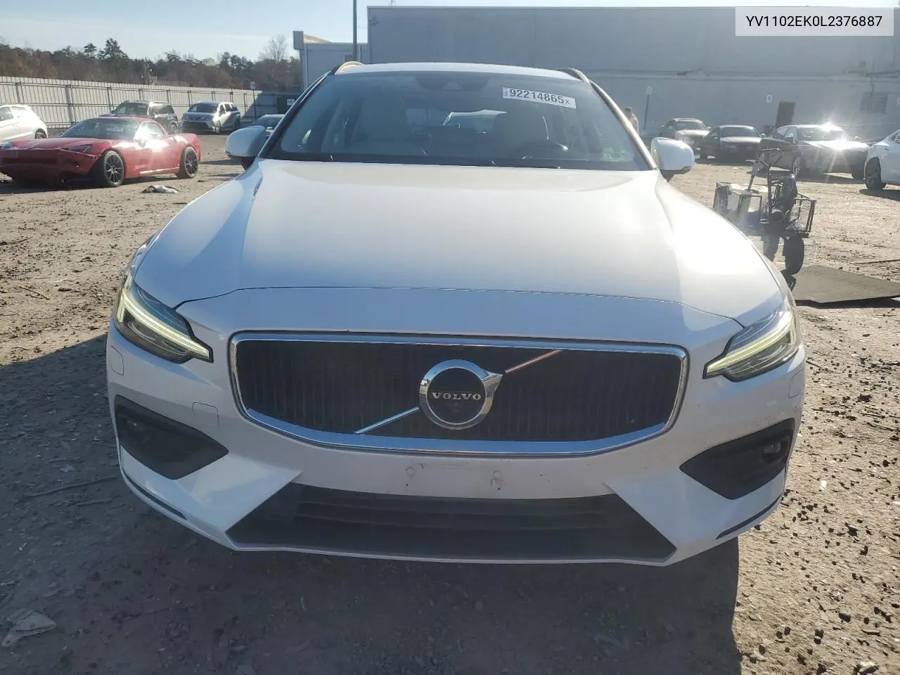 2020 Volvo V60 T5 Momentum VIN: YV1102EK0L2376887 Lot: 92214865