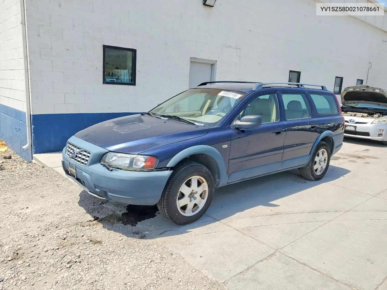 2002 Volvo V70 Xc VIN: YV1SZ58D021078661 Lot: 59883166