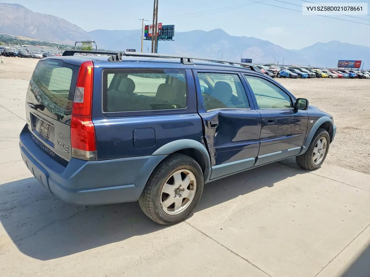 2002 Volvo V70 Xc VIN: YV1SZ58D021078661 Lot: 59883166