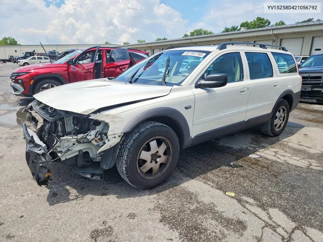 2002 Volvo V70 Xc VIN: YV1SZ58D421056792 Lot: 61191766