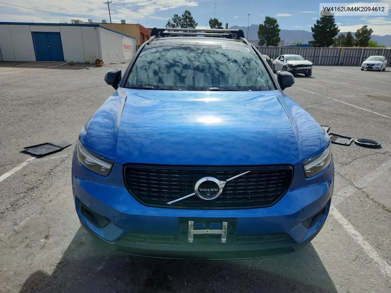 2019 Volvo Xc40 T5 R-Design VIN: YV4162UM4K2094612 Lot: 51707206