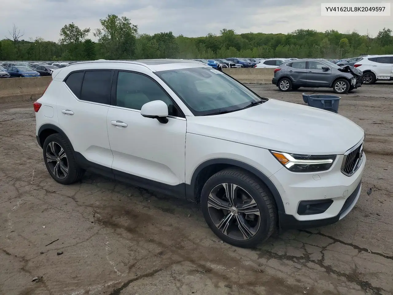 2019 Volvo Xc40 T5 Inscription VIN: YV4162UL8K2049597 Lot: 53551186