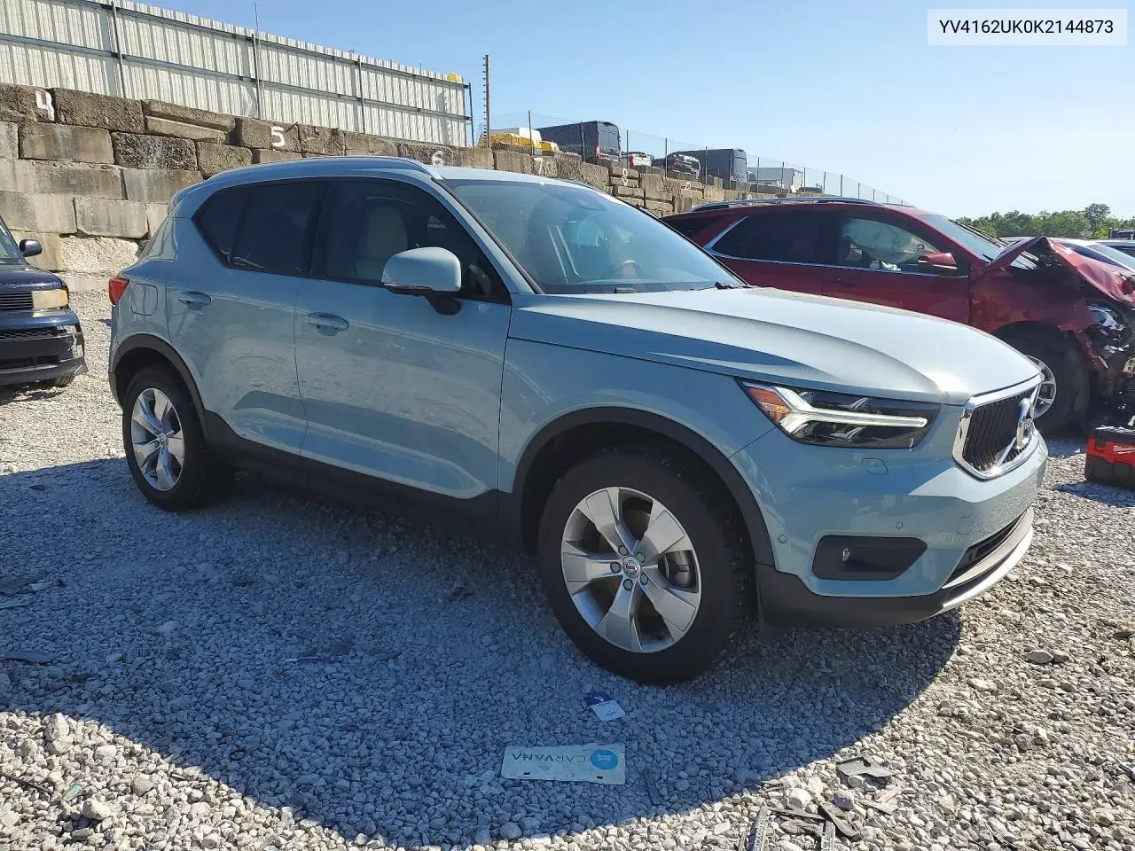 2019 Volvo Xc40 T5 Momentum VIN: YV4162UK0K2144873 Lot: 55804126