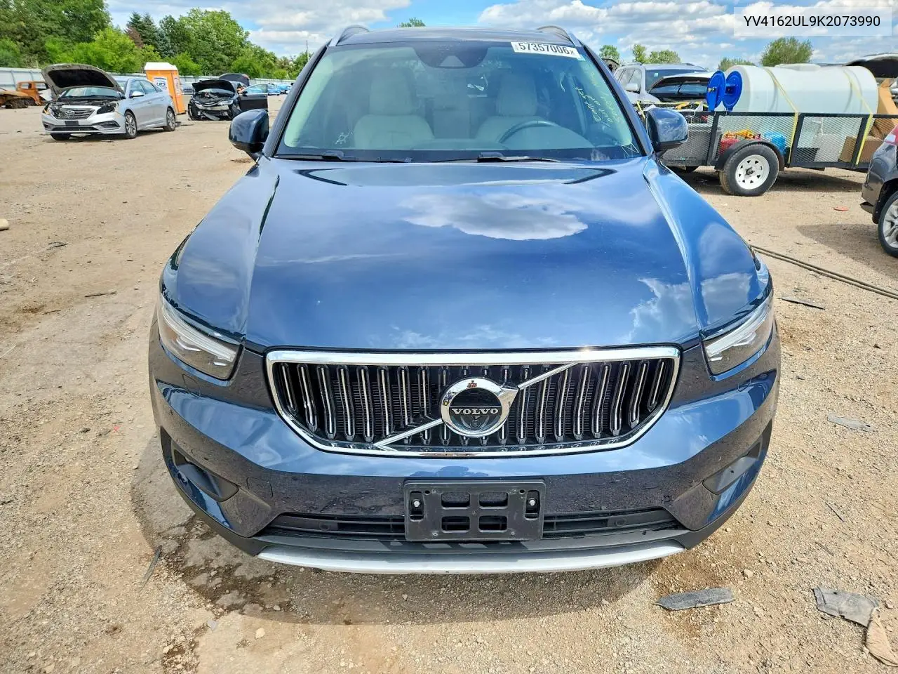 2019 Volvo Xc40 T5 Inscription VIN: YV4162UL9K2073990 Lot: 57357006