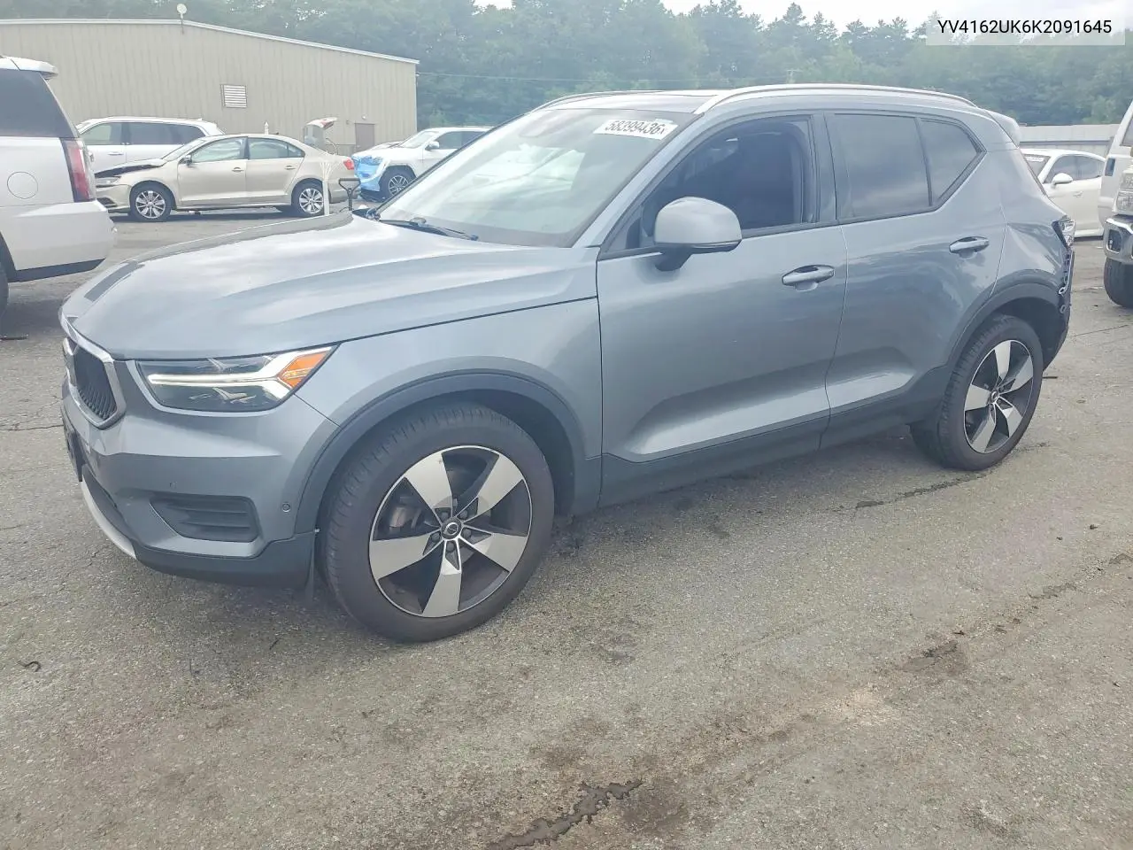 2019 Volvo Xc40 T5 Momentum VIN: YV4162UK6K2091645 Lot: 58399436