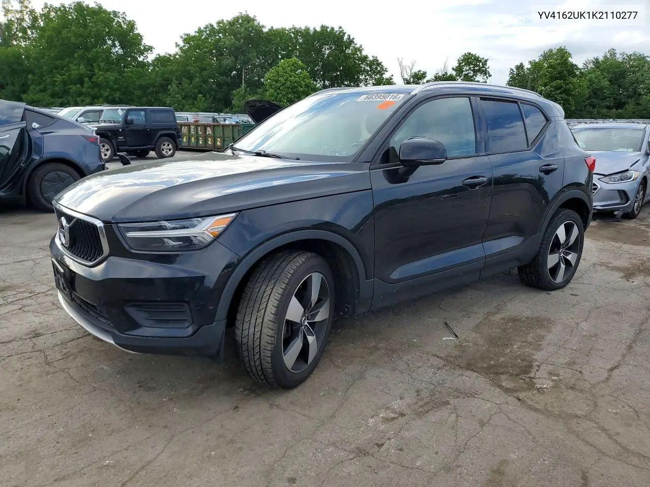 2019 Volvo Xc40 T5 Momentum VIN: YV4162UK1K2110277 Lot: 60395016
