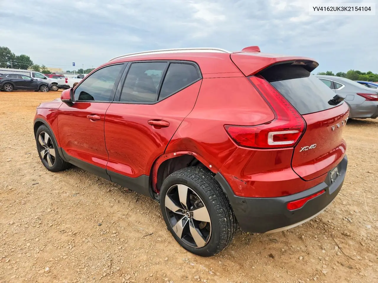 2019 Volvo Xc40 T5 Momentum VIN: YV4162UK3K2154104 Lot: 60465536