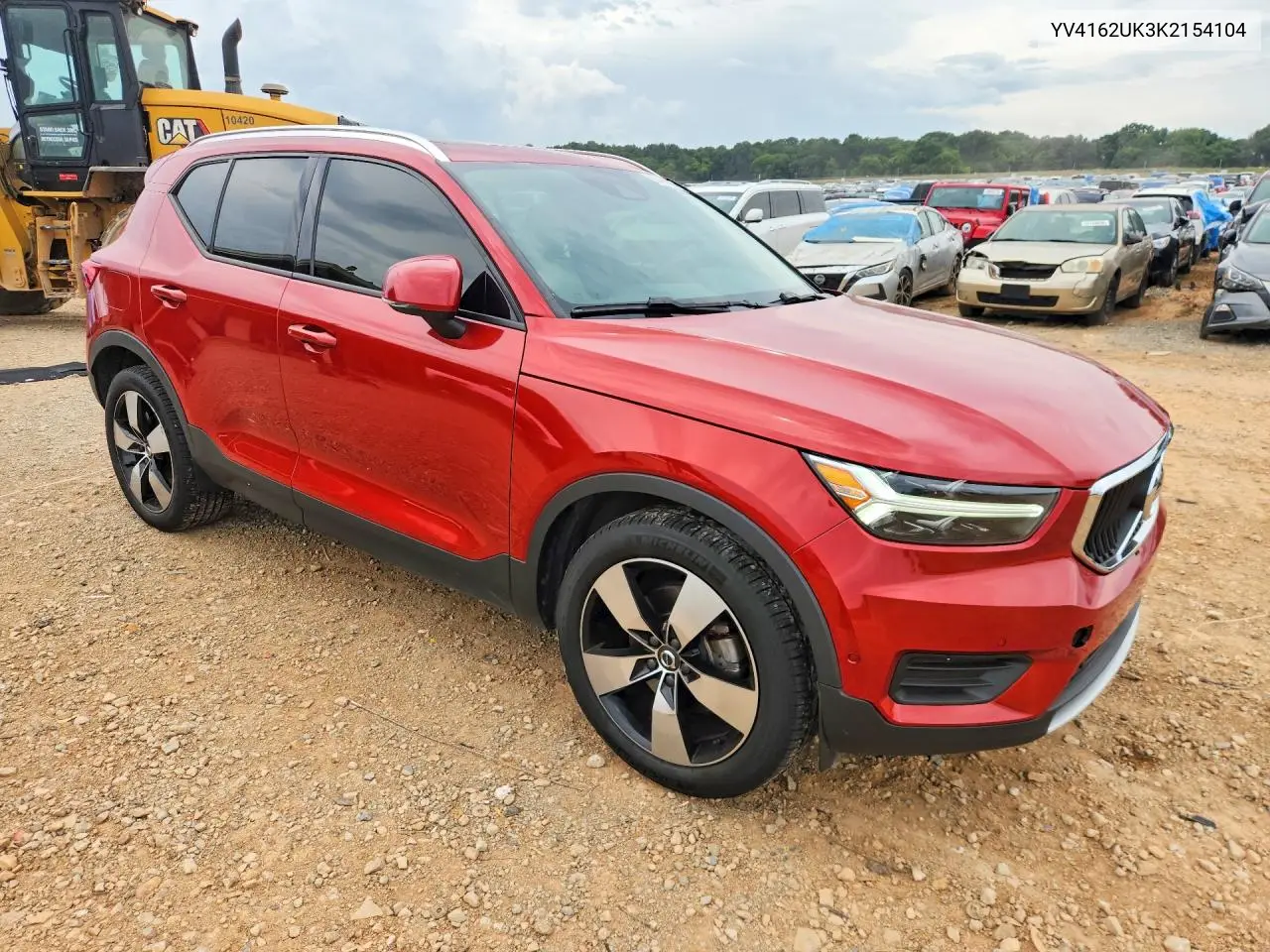 2019 Volvo Xc40 T5 Momentum VIN: YV4162UK3K2154104 Lot: 60465536