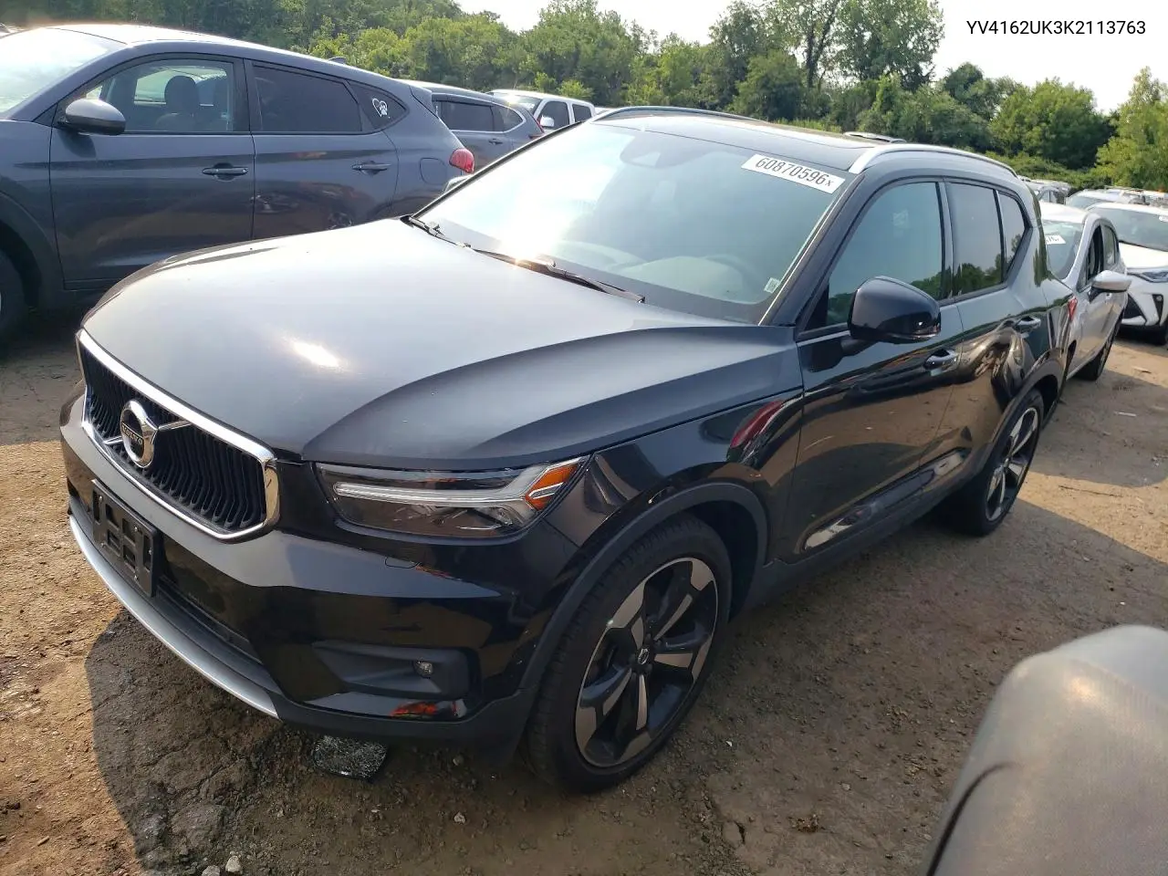 2019 Volvo Xc40 T5 Momentum VIN: YV4162UK3K2113763 Lot: 60870596