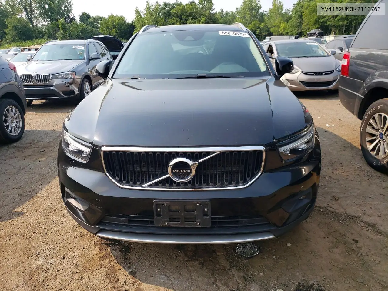 2019 Volvo Xc40 T5 Momentum VIN: YV4162UK3K2113763 Lot: 60870596