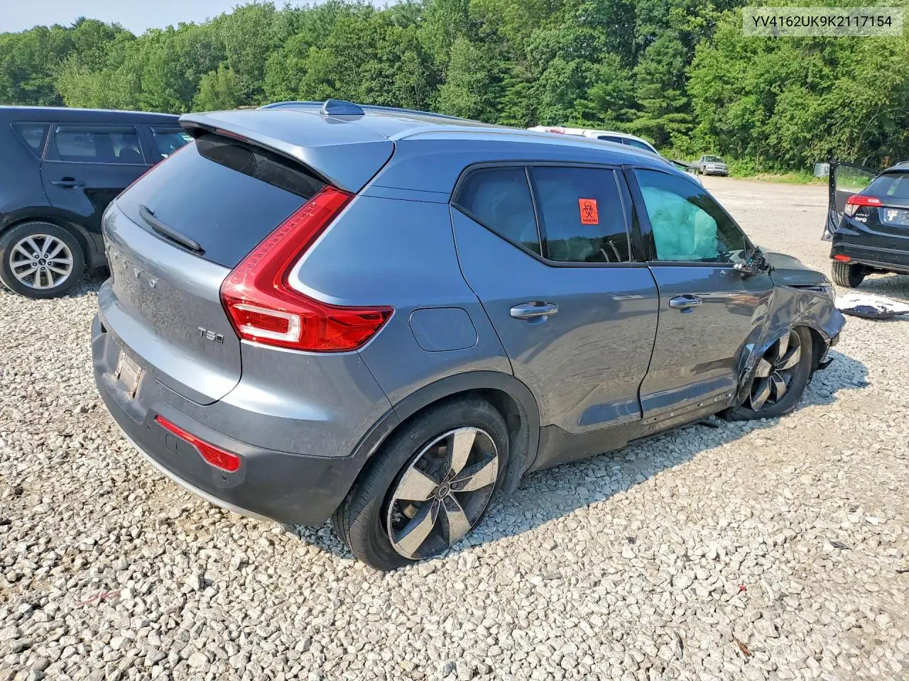 2019 Volvo Xc40 T5 Momentum VIN: YV4162UK9K2117154 Lot: 61148166