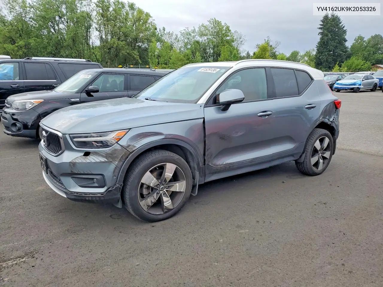 2019 Volvo Xc40 T5 Momentum VIN: YV4162UK9K2053326 Lot: 61529136