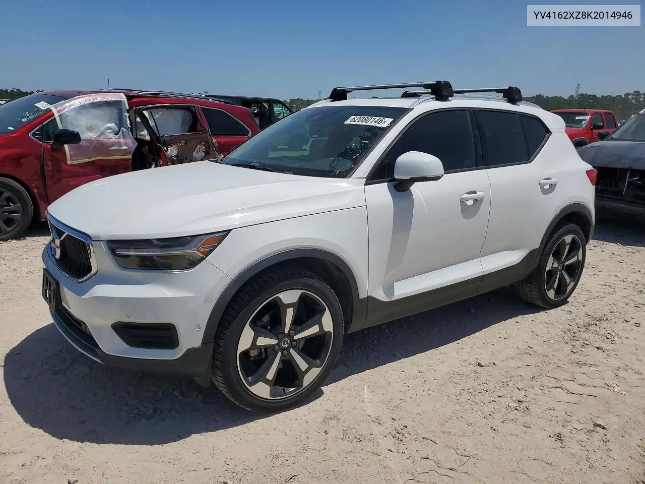 2019 Volvo Xc40 T5 Momentum VIN: YV4162XZ8K2014946 Lot: 62080146