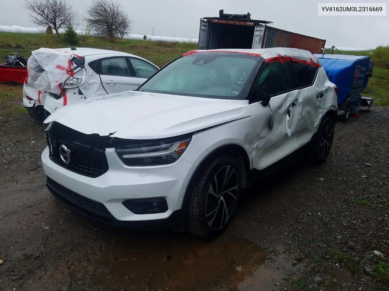 2020 Volvo Xc40 T5 R-Design VIN: YV4162UM3L2316669 Lot: 54706746