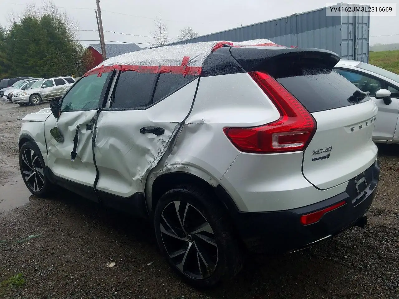 2020 Volvo Xc40 T5 R-Design VIN: YV4162UM3L2316669 Lot: 54706746