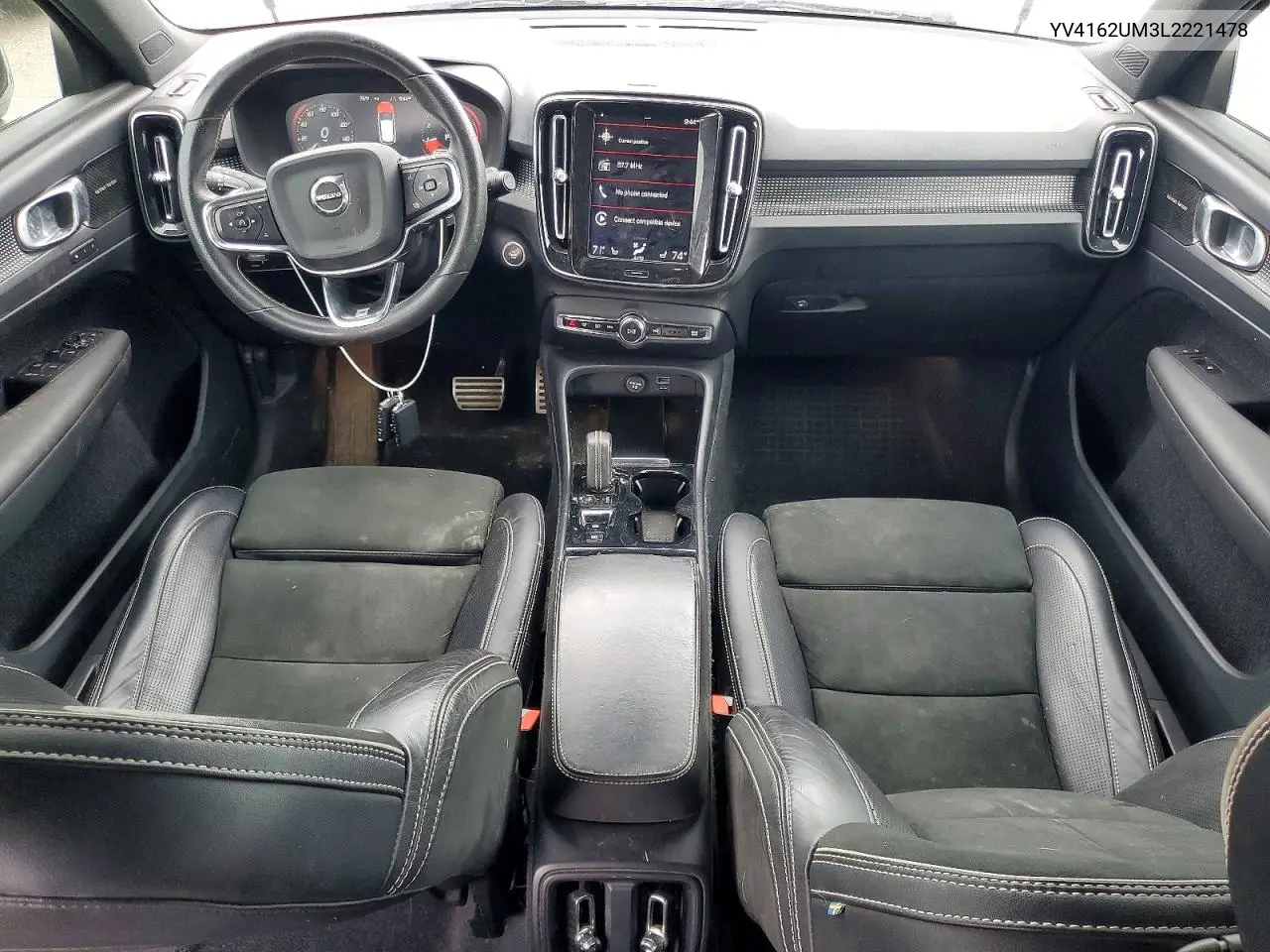 2020 Volvo Xc40 T5 R-Design VIN: YV4162UM3L2221478 Lot: 54711456
