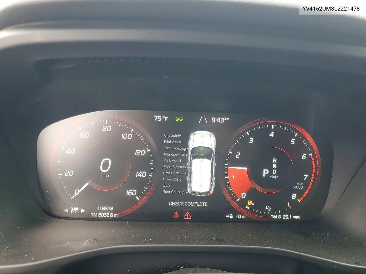 2020 Volvo Xc40 T5 R-Design VIN: YV4162UM3L2221478 Lot: 54711456