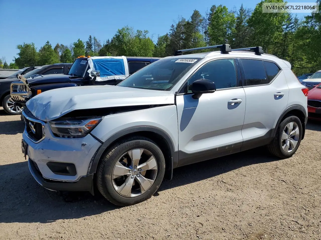 2020 Volvo Xc40 T5 Momentum VIN: YV4162UK7L2218064 Lot: 56056586