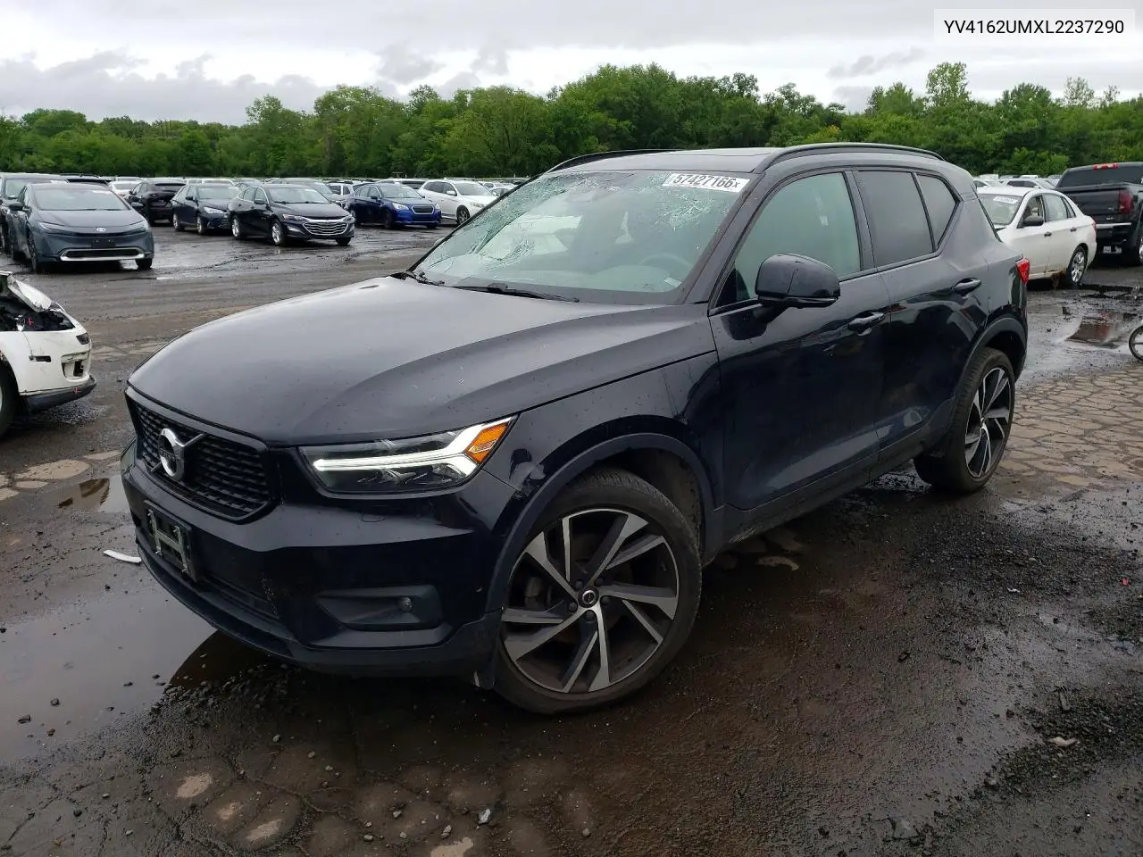 2020 Volvo Xc40 T5 R-Design VIN: YV4162UMXL2237290 Lot: 57427166