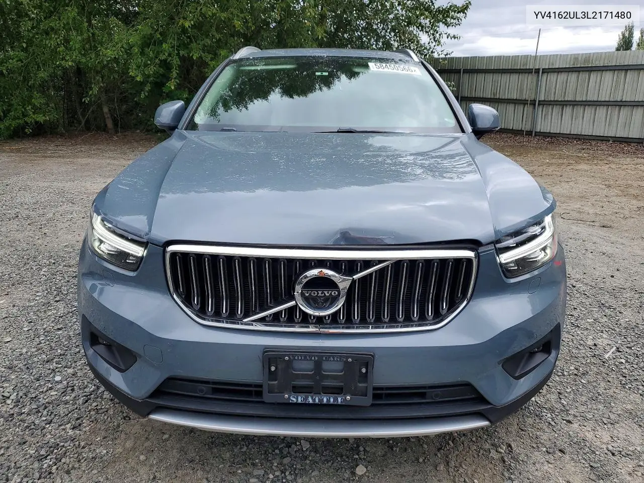 2020 Volvo Xc40 T5 Inscription VIN: YV4162UL3L2171480 Lot: 58450566