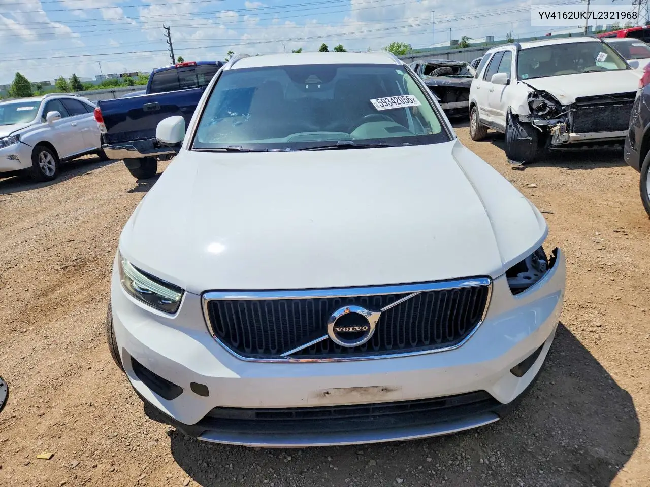 2020 Volvo Xc40 T5 Momentum VIN: YV4162UK7L2321968 Lot: 59342056