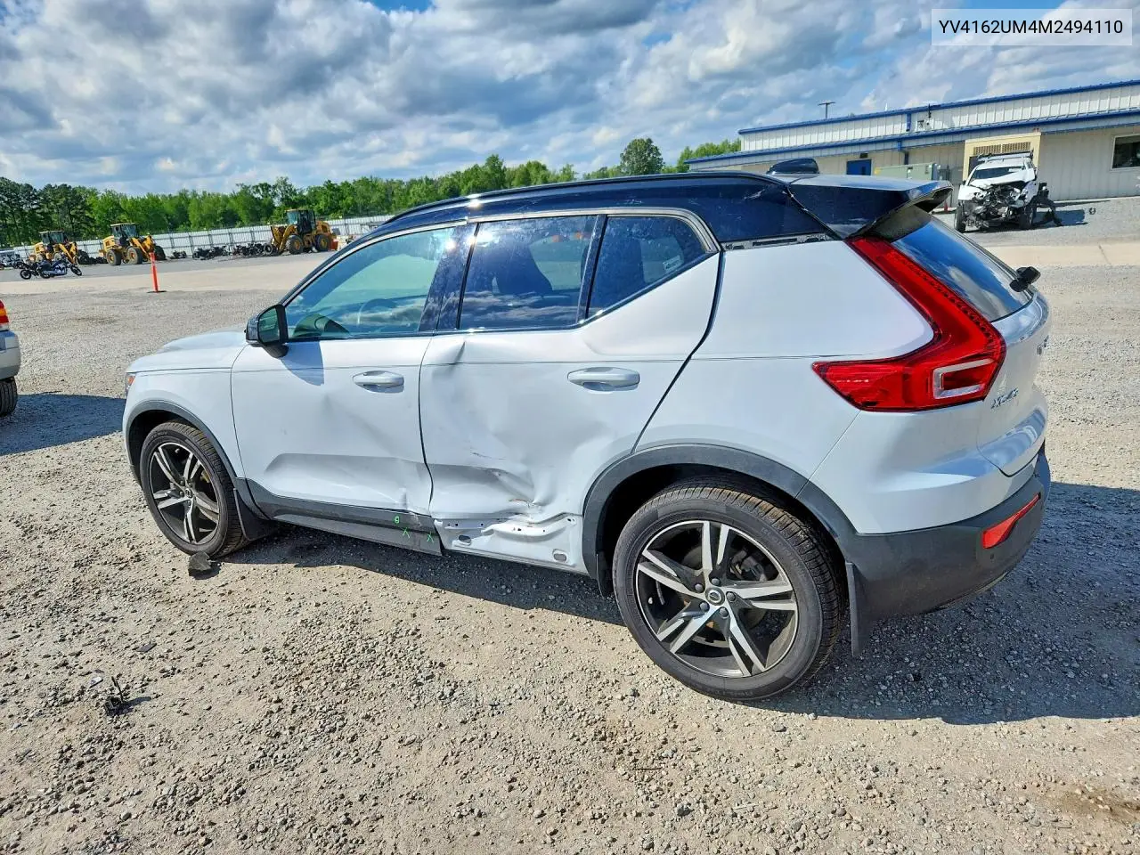2021 Volvo Xc40 T5 R-Design VIN: YV4162UM4M2494110 Lot: 49479226