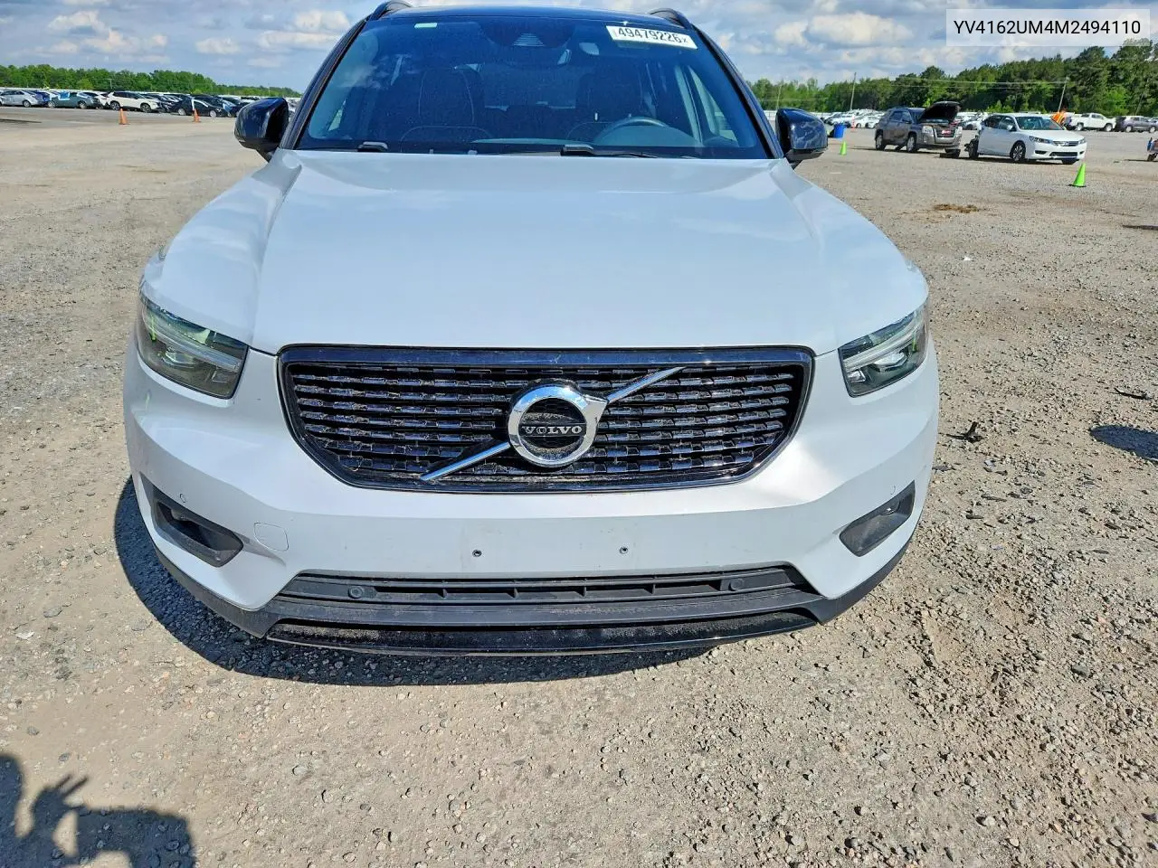 2021 Volvo Xc40 T5 R-Design VIN: YV4162UM4M2494110 Lot: 49479226