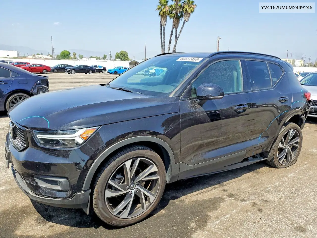2021 Volvo Xc40 T5 R-Design VIN: YV4162UM0M2449245 Lot: 50657496