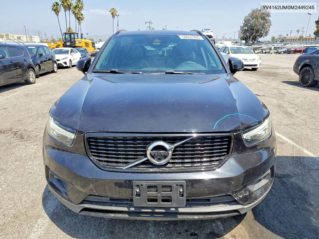 2021 Volvo Xc40 T5 R-Design VIN: YV4162UM0M2449245 Lot: 50657496