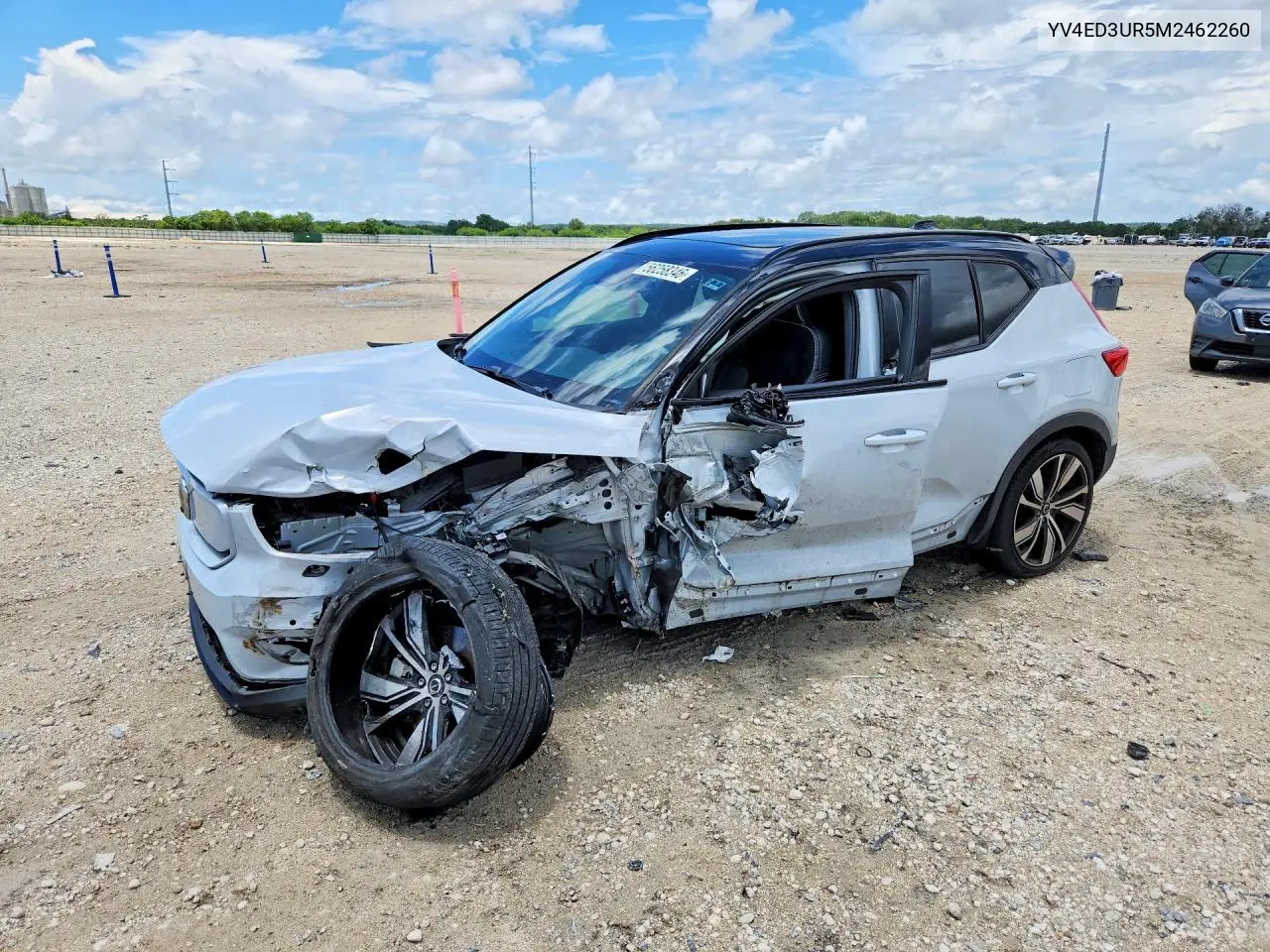 2021 Volvo Xc40 Recharge VIN: YV4ED3UR5M2462260 Lot: 56258346