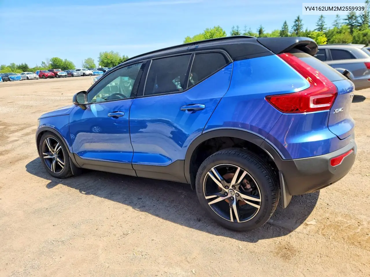 2021 Volvo Xc40 T5 R-Design VIN: YV4162UM2M2559939 Lot: 58279286