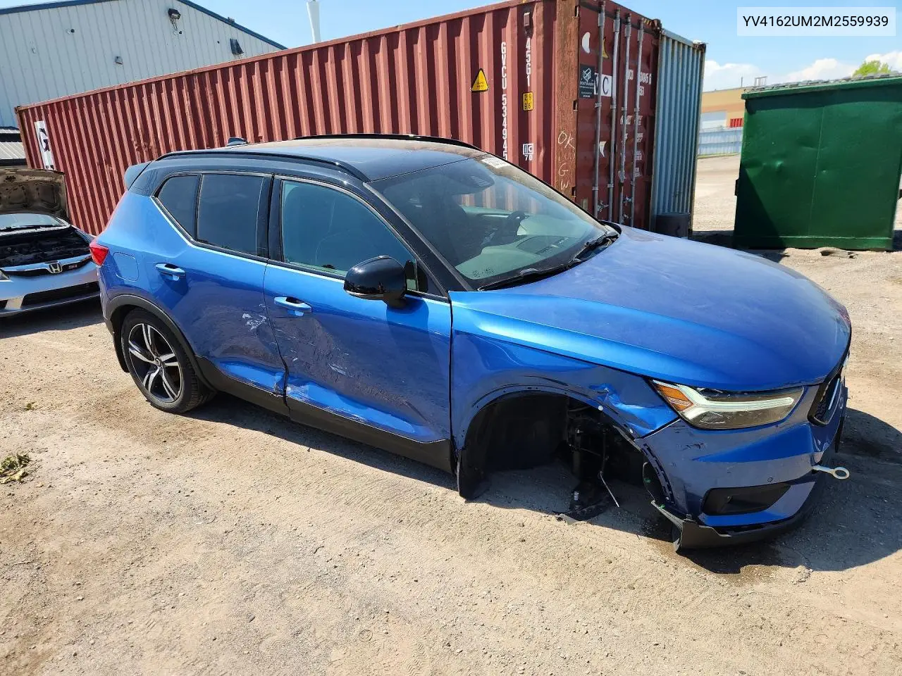 2021 Volvo Xc40 T5 R-Design VIN: YV4162UM2M2559939 Lot: 58279286