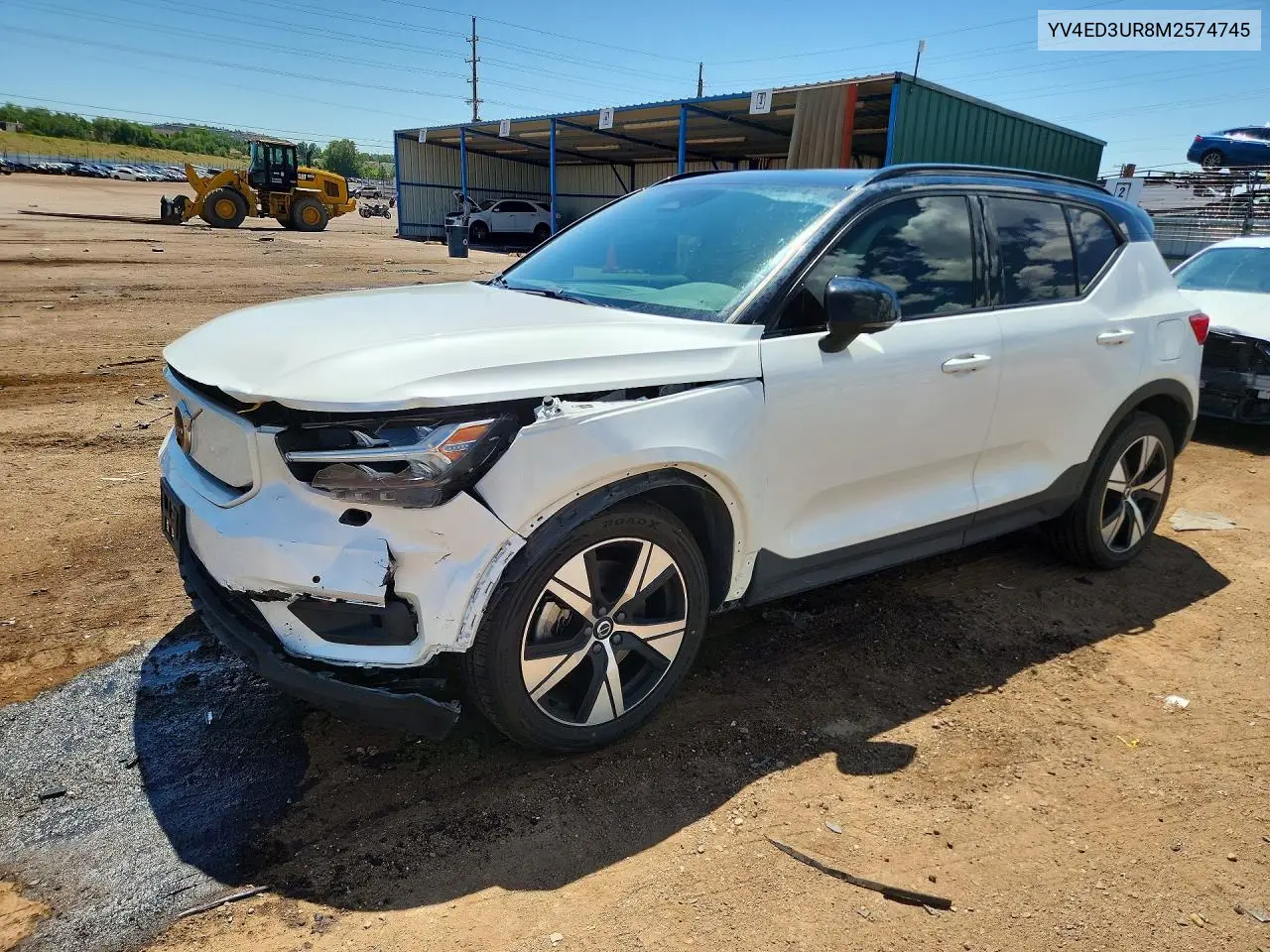 2021 Volvo Xc40 Recharge VIN: YV4ED3UR8M2574745 Lot: 58729466