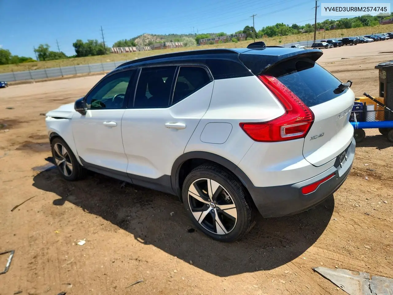 2021 Volvo Xc40 Recharge VIN: YV4ED3UR8M2574745 Lot: 58729466
