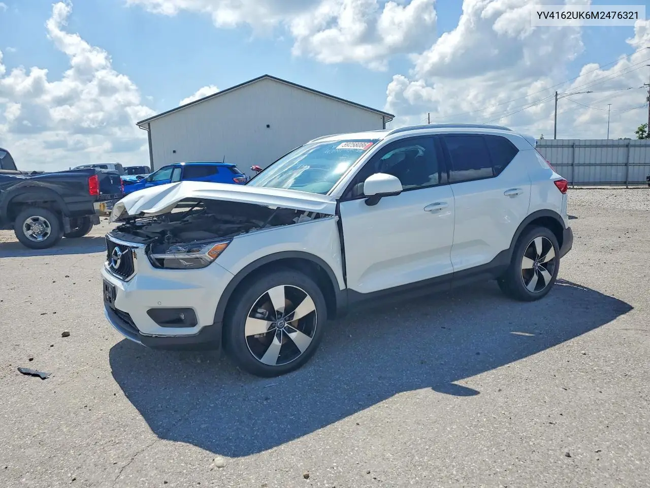 2021 Volvo Xc40 T5 Momentum VIN: YV4162UK6M2476321 Lot: 59258086