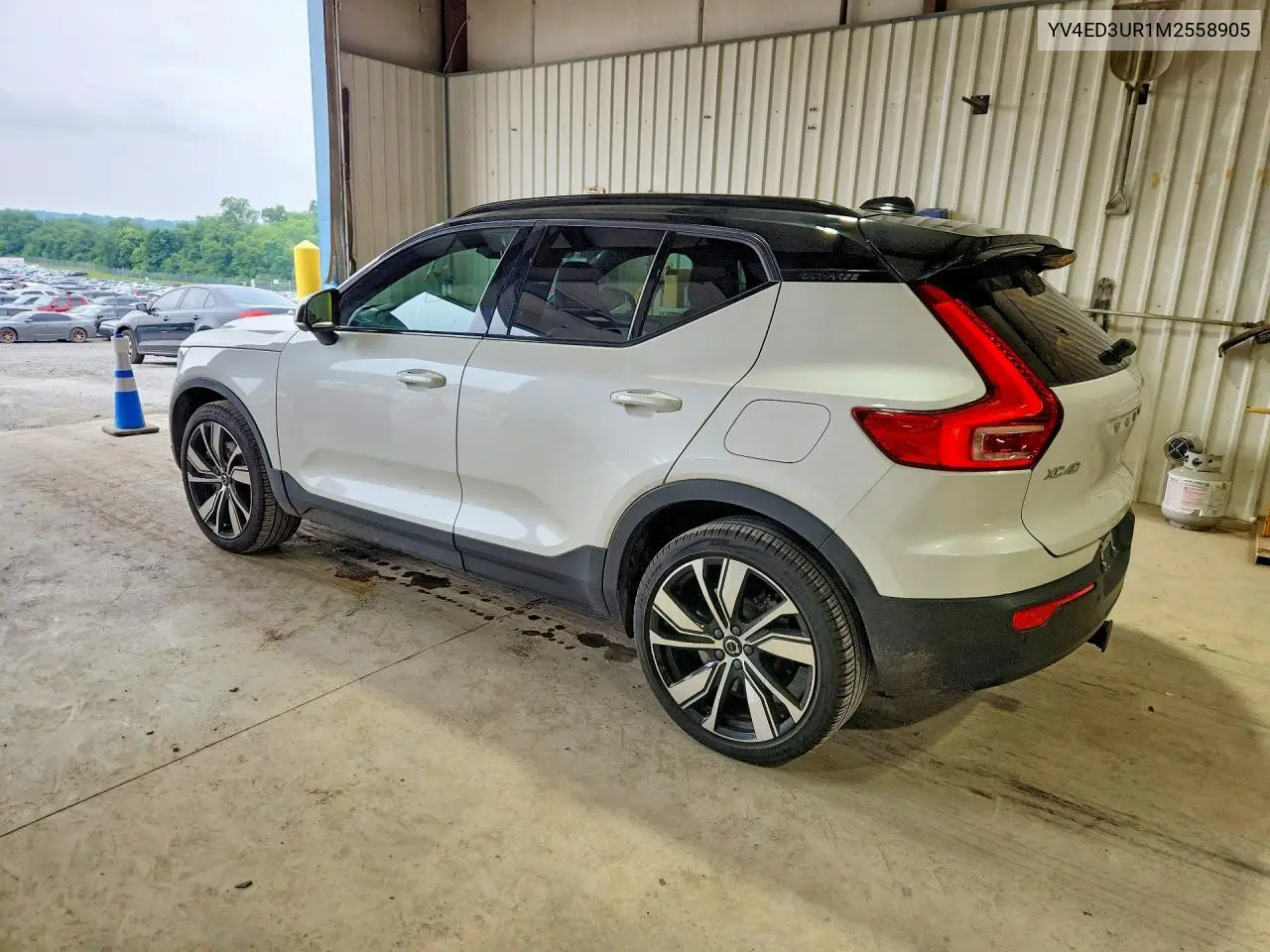 2021 Volvo Xc40 Recharge VIN: YV4ED3UR1M2558905 Lot: 59732606