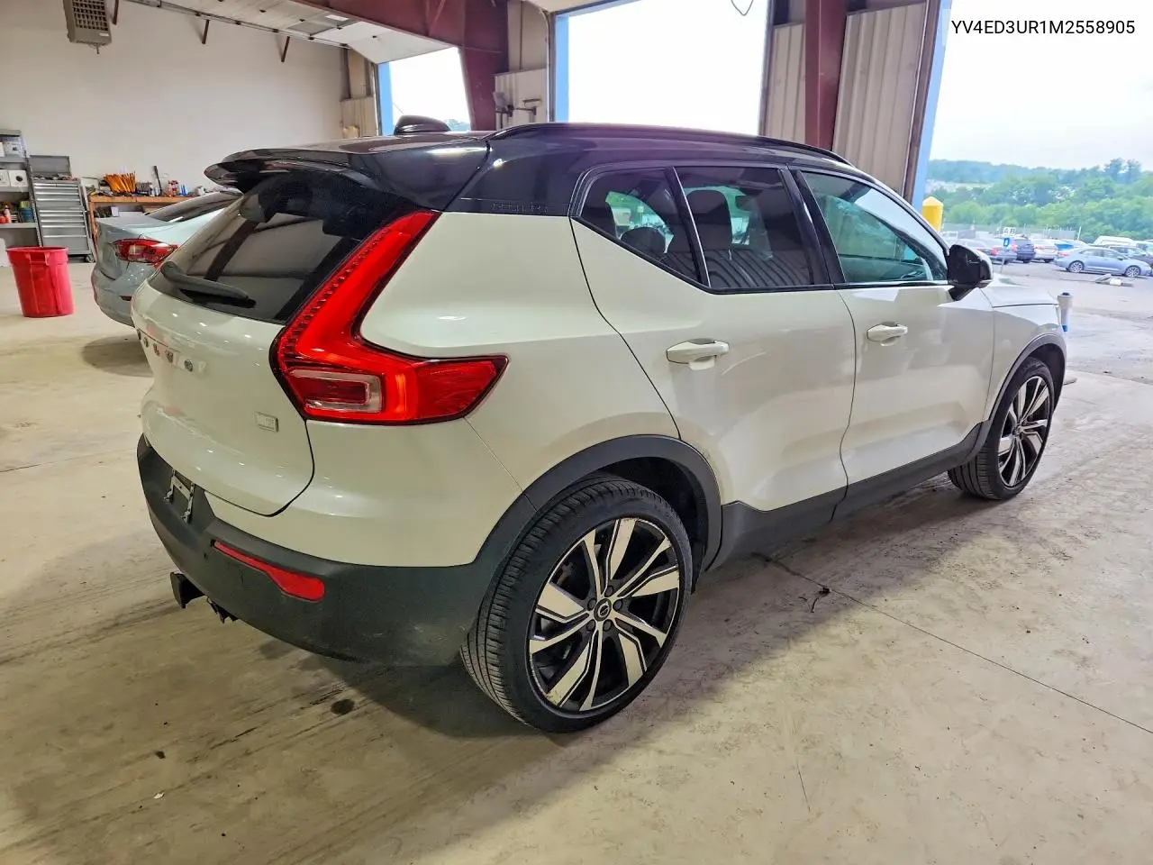 2021 Volvo Xc40 Recharge VIN: YV4ED3UR1M2558905 Lot: 59732606