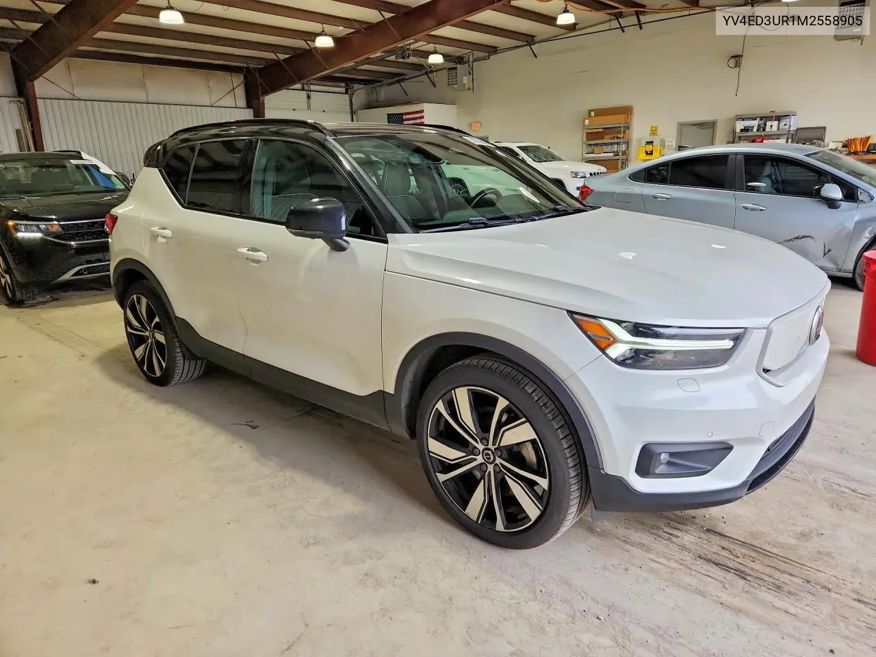 2021 Volvo Xc40 Recharge VIN: YV4ED3UR1M2558905 Lot: 59732606