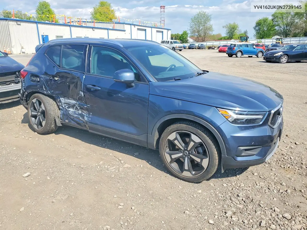 2022 Volvo Xc40 T5 Momentum VIN: YV4162UK0N2739145 Lot: 50961366