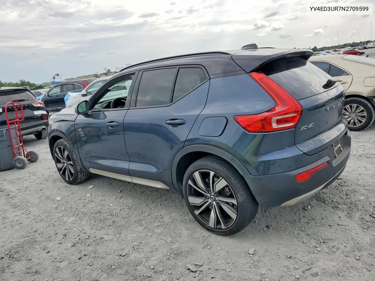 2022 Volvo Xc40 P8 Recharge Plus VIN: YV4ED3UR7N2709599 Lot: 53322536
